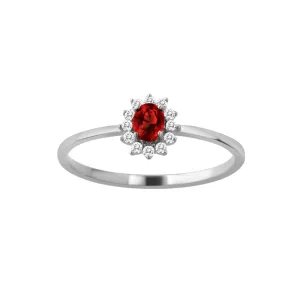 14KW 12D0.10CT,1RU0.25CT,DIAMOND/RUBY RING  (118R116757WRU14)