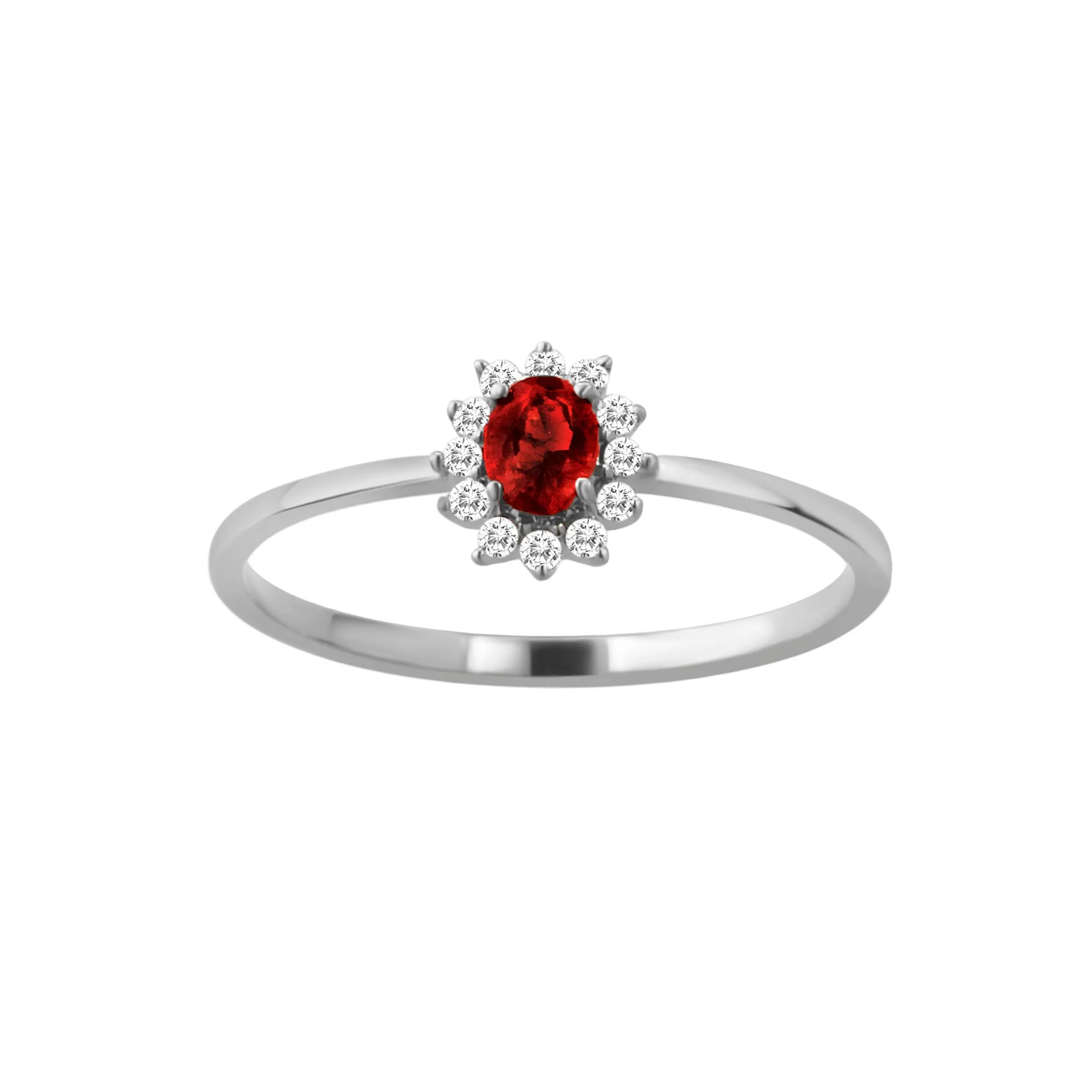 14KW 12D0.10CT,1RU0.25CT,DIAMOND/RUBY RING  (118R116757WRU14)