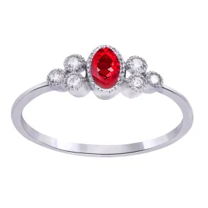 14KW DAINTY OVAL RUBY (118R403906W14RU1)