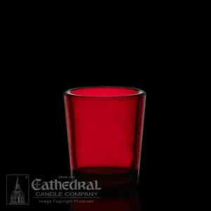 15 Hour Votive Glasses - Ruby