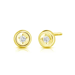 18Kt Gold Diamond Earrings