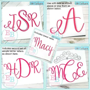 Annabelle Embroidery Font