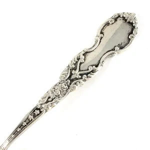 Antique Sterling Silver Floral V & Star Spoon Ring - Made to Order