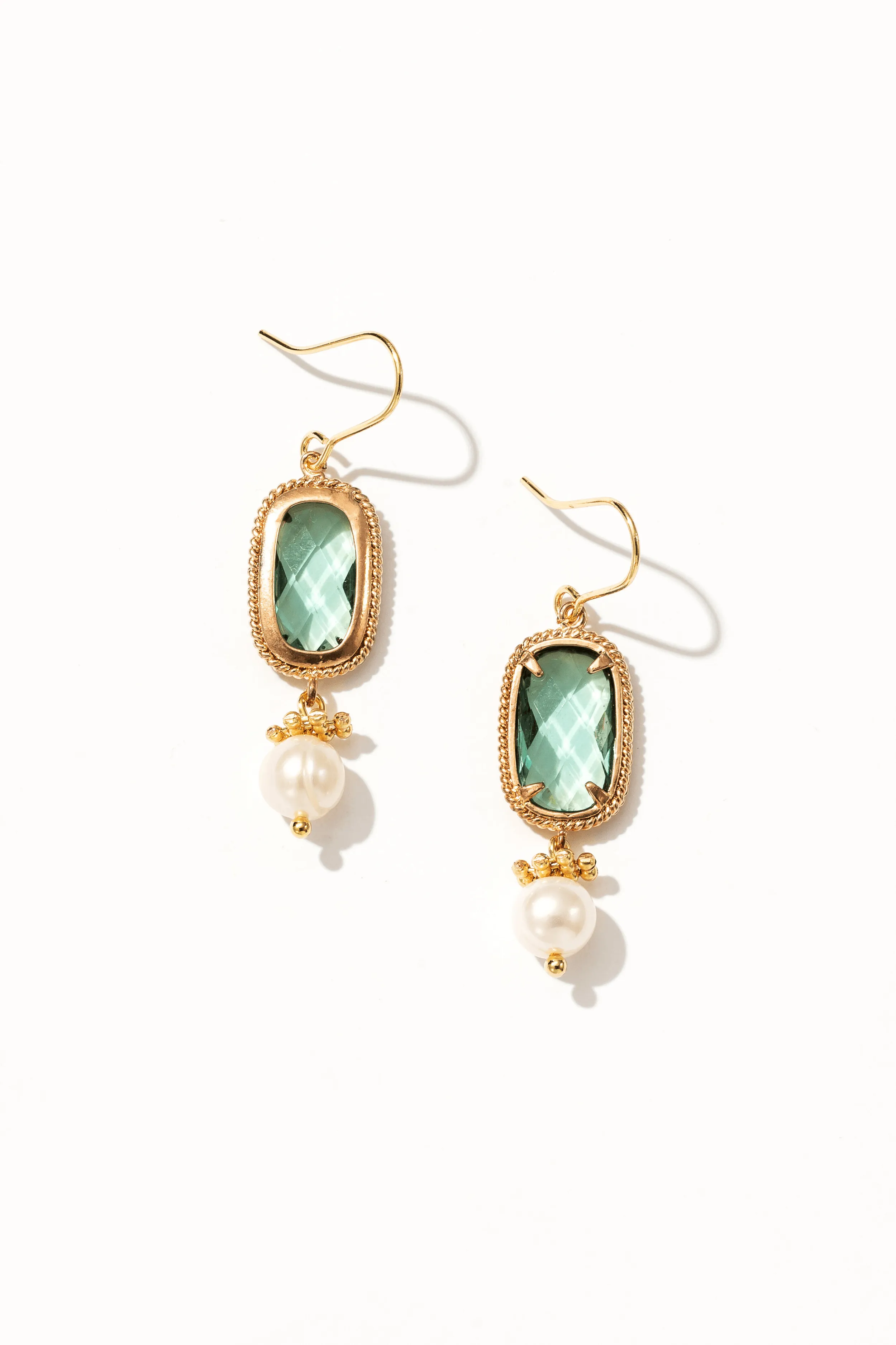 Aveline Crystal Pendant Drop Earrings