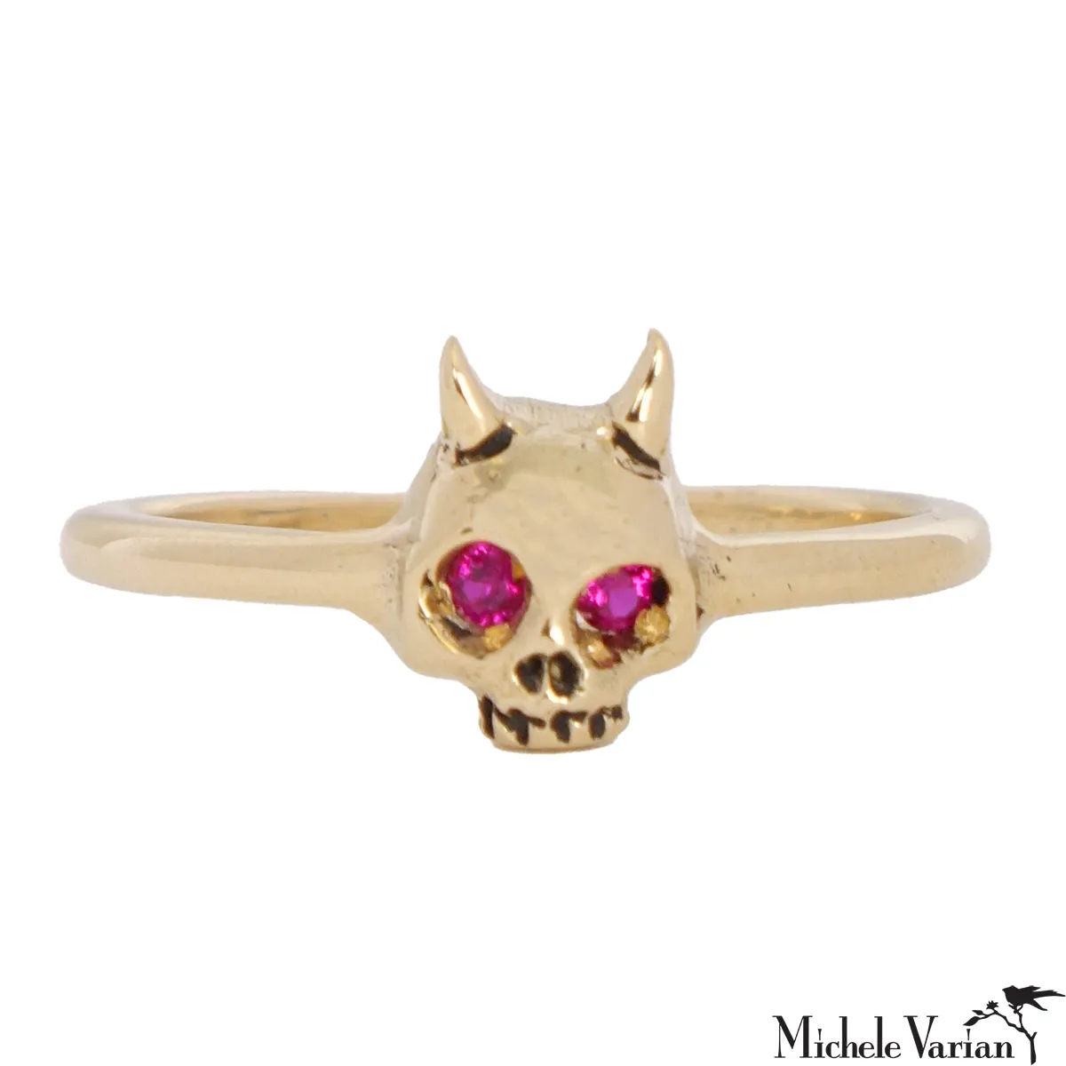 Baby Lucifer Ring with Ruby