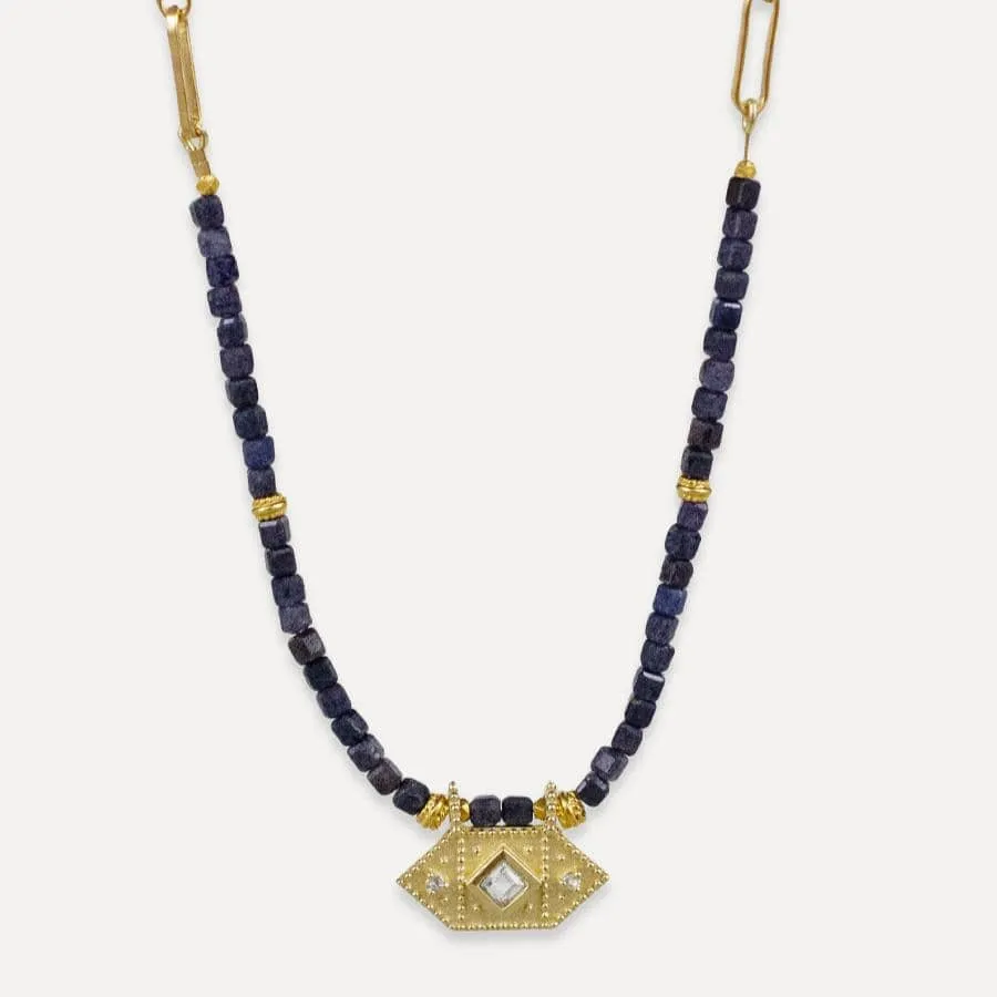 Blue Sapphire Mesa Necklace