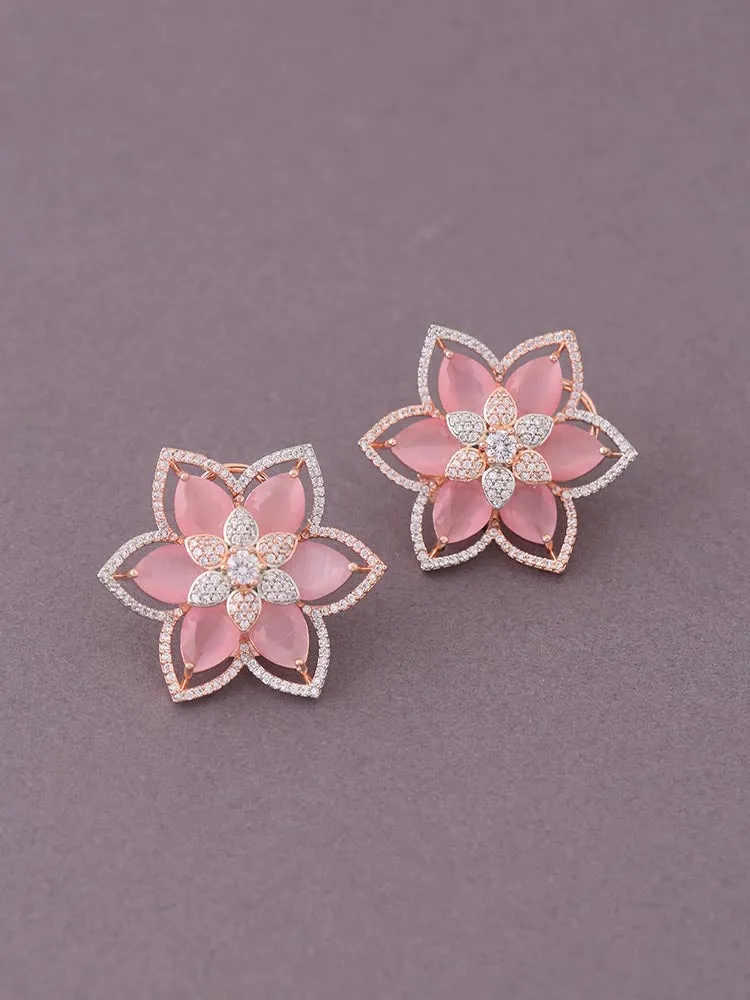 Blush Robyn Zirconia Studs