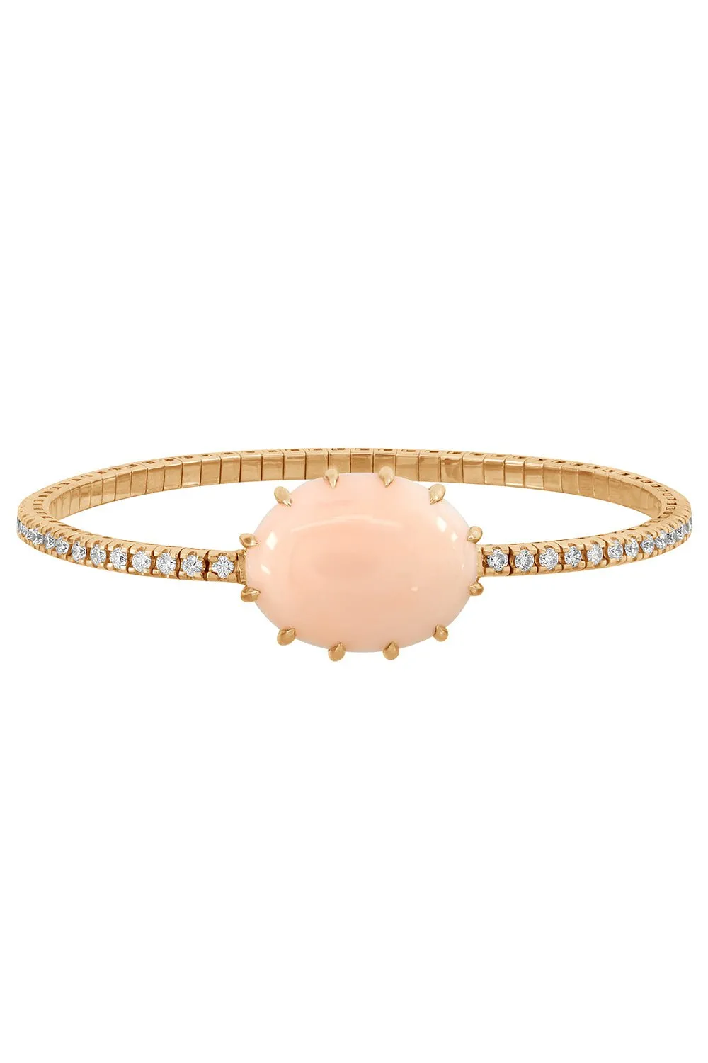 Diamond Angelskin Coral Bracelet