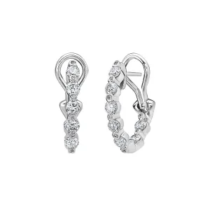 Diamond Pop Hoop Earrings