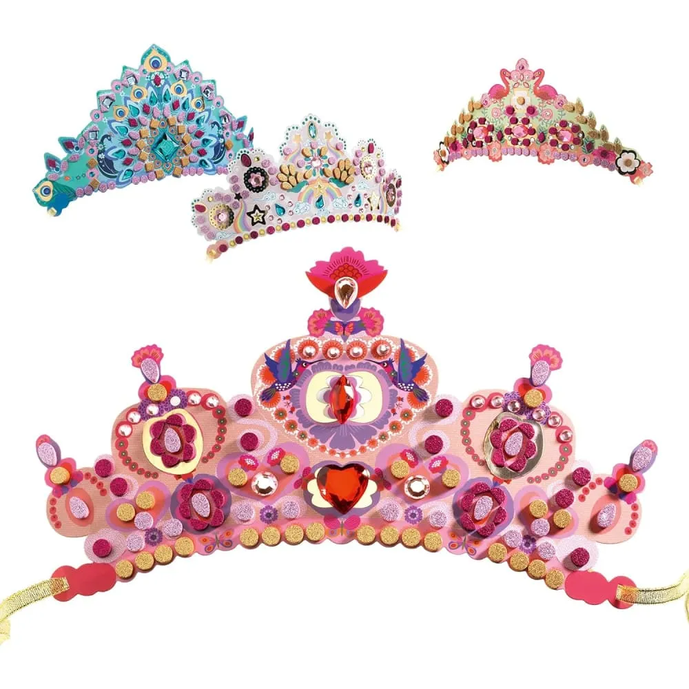 Djeco Do It  Yourself - 4 Tiaras Like a Princess