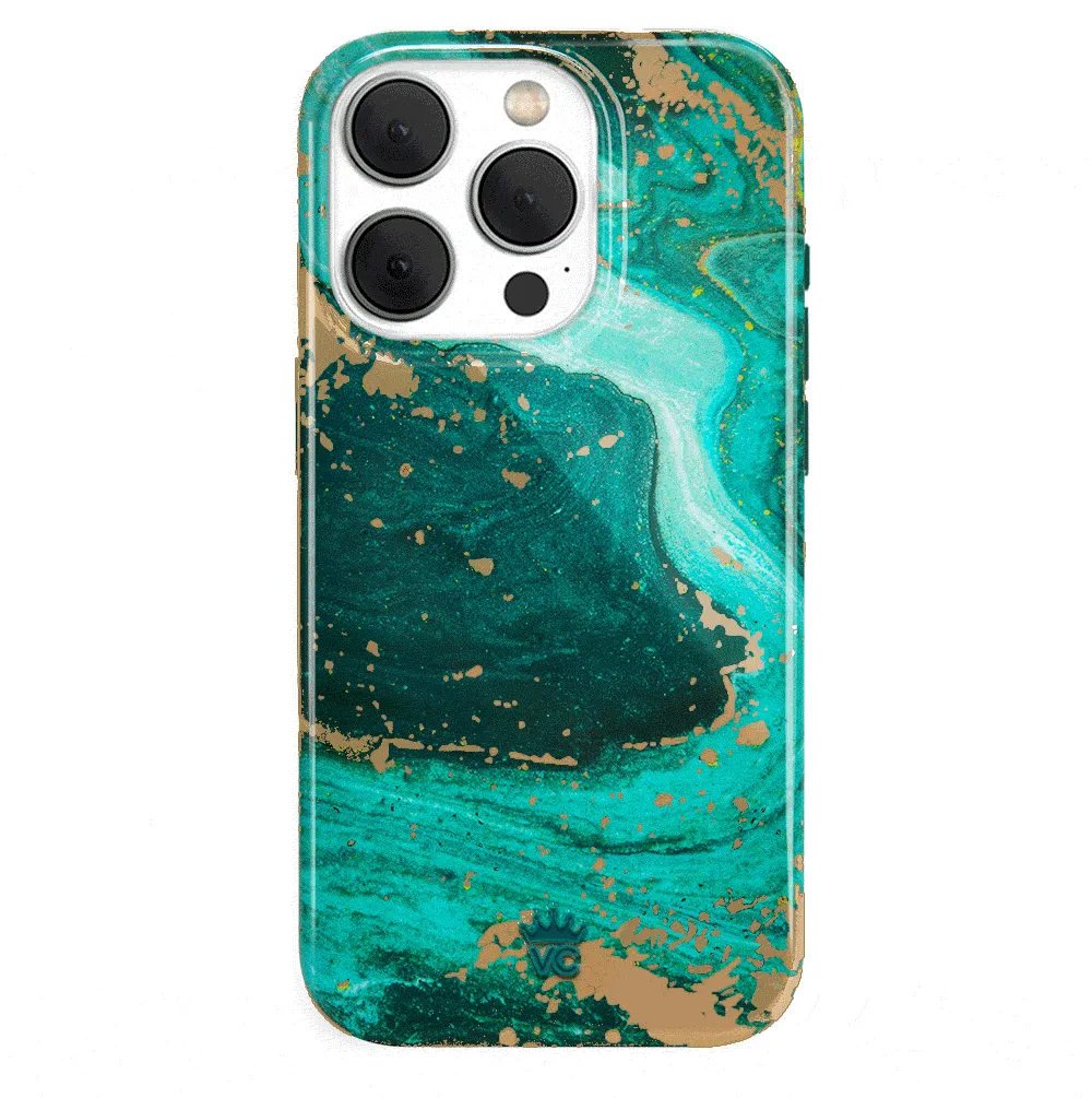 Emerald Marble iPhone Case