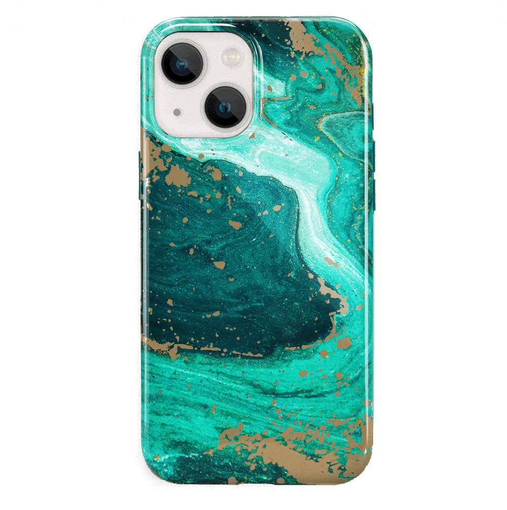 Emerald Marble iPhone Case