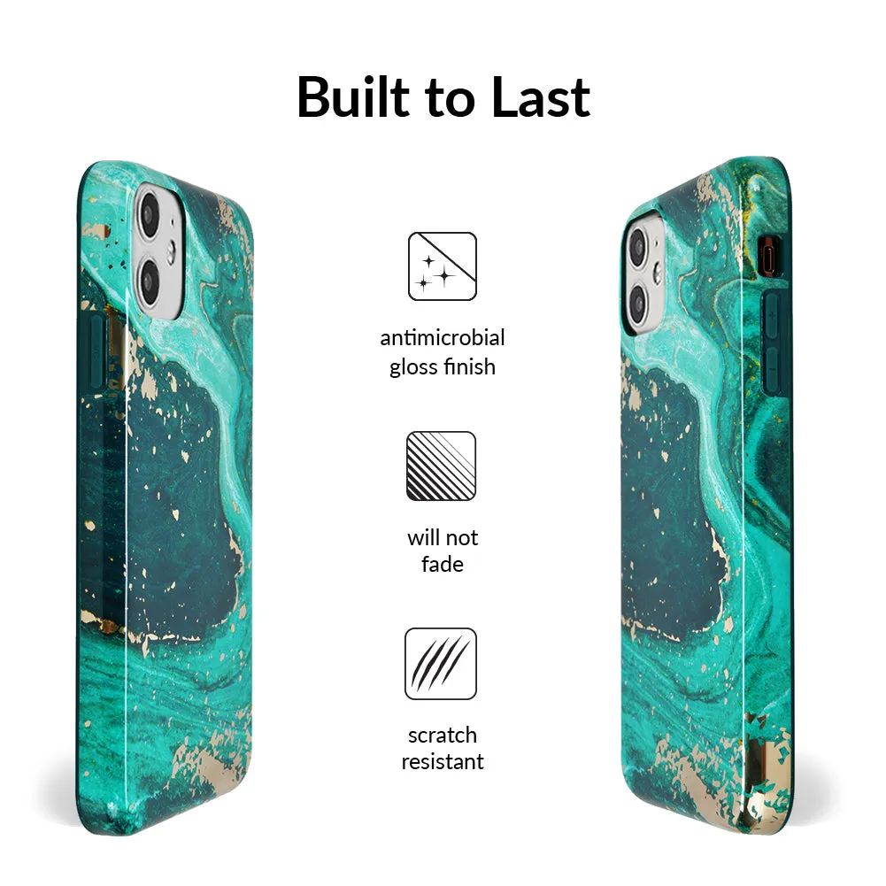 Emerald Marble iPhone Case