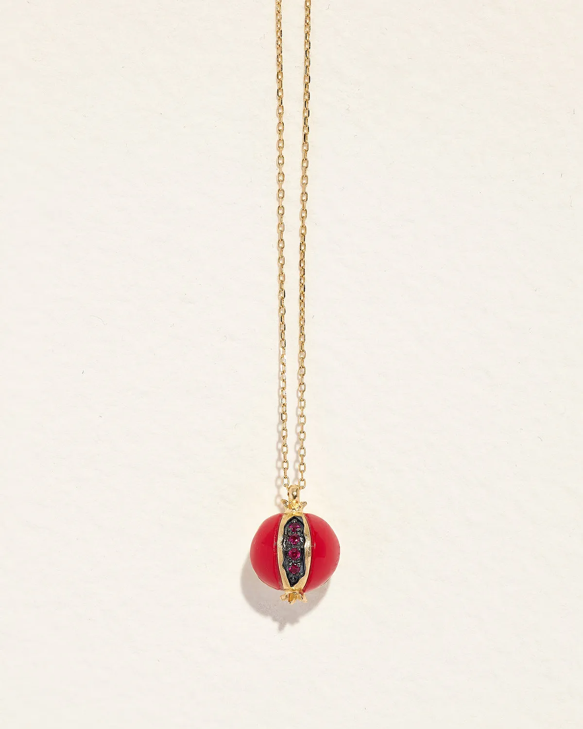 Inlay Ruby Hera Pendant