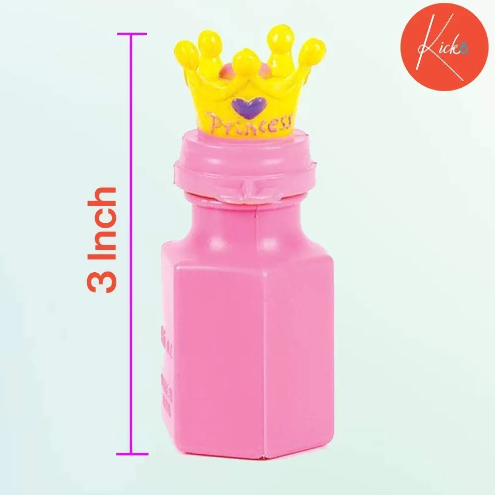 Kicko 3 Inch Princess Crown Bubble Bottle - 24 Pieces of Blob Holders - for Novelty Toys