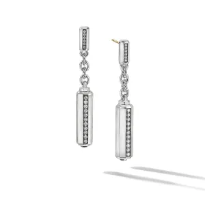 Lexington Drop Earrings with Diamonds