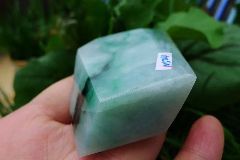 Natural Jade Rough Jadeite Raw (122g,8.6X4.6X1.6cm)