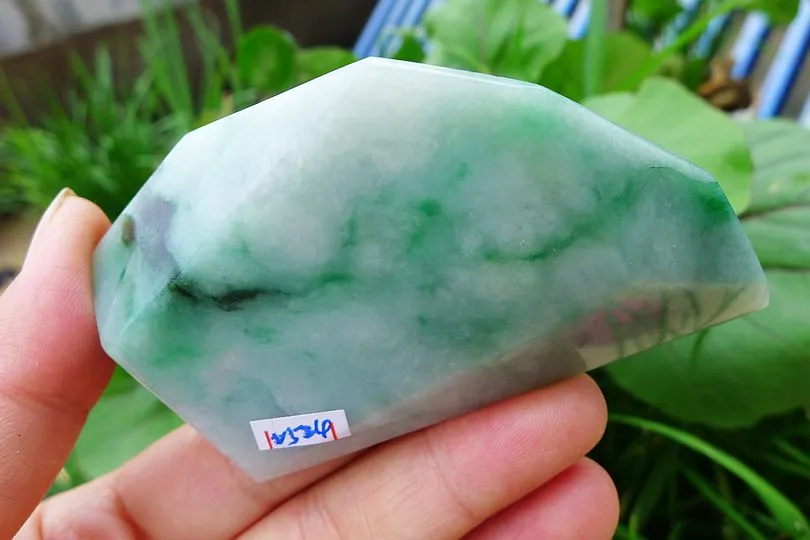 Natural Jade Rough Jadeite Raw (122g,8.6X4.6X1.6cm)