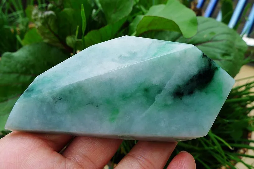 Natural Jade Rough Jadeite Raw (122g,8.6X4.6X1.6cm)