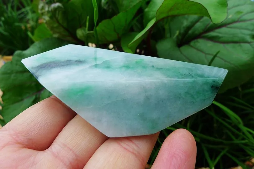 Natural Jade Rough Jadeite Raw (122g,8.6X4.6X1.6cm)