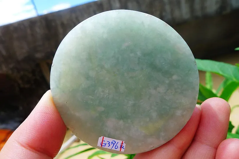 Natural Jade Rough Jadeite Raw (144g,6X6X1.5cm)