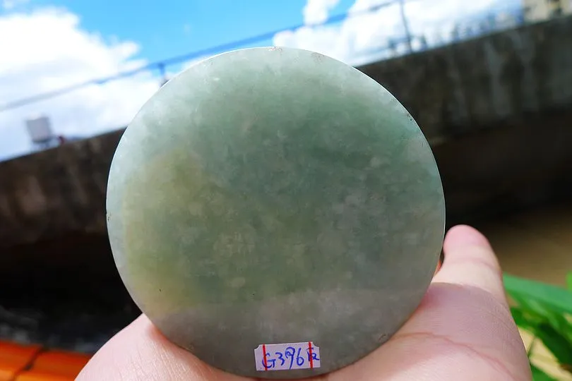 Natural Jade Rough Jadeite Raw (144g,6X6X1.5cm)