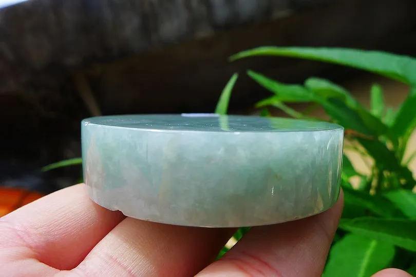 Natural Jade Rough Jadeite Raw (144g,6X6X1.5cm)