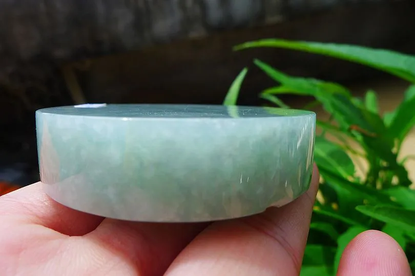 Natural Jade Rough Jadeite Raw (144g,6X6X1.5cm)