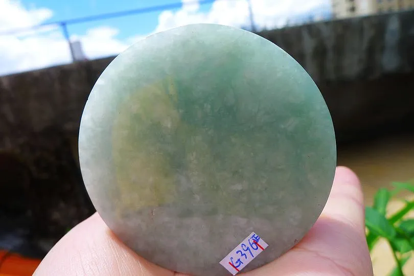 Natural Jade Rough Jadeite Raw (144g,6X6X1.5cm)