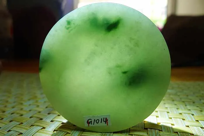 Natural Jade Rough Jadeite Raw (149g,5.6X5.6X1.75cm)