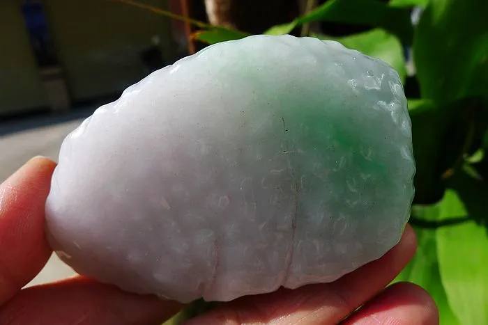 Natural Jade Rough Jadeite Raw (165g,8.1X5.1X1.9cm)