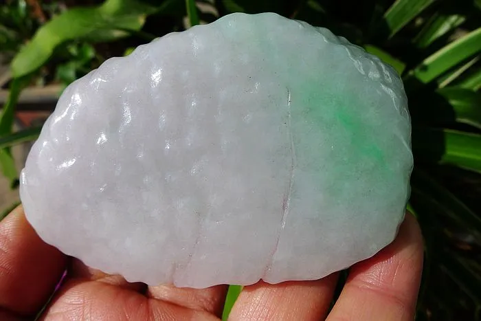 Natural Jade Rough Jadeite Raw (165g,8.1X5.1X1.9cm)