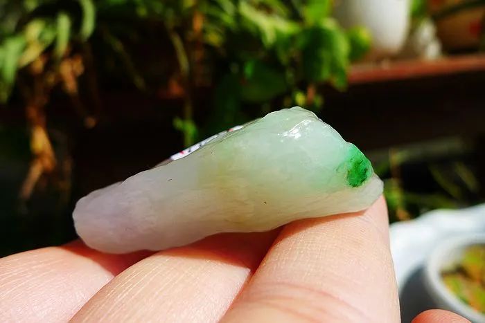 Natural Jade Rough Jadeite Raw (22g,4.1X2.2X1.3cm)