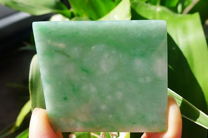 Natural Jade Rough Jadeite Raw (23g,5.4X4.5X0.35cm)