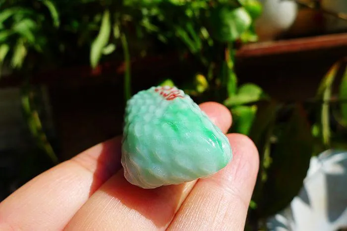 Natural Jade Rough Jadeite Raw (26g,4.7X2.3X1.1cm)