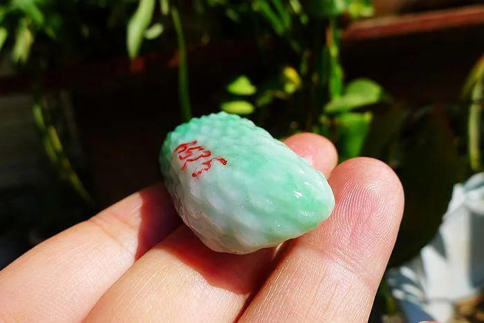 Natural Jade Rough Jadeite Raw (26g,4.7X2.3X1.1cm)