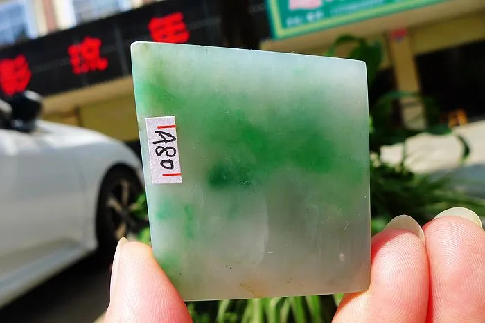 Natural Jade Rough Jadeite Raw (29g,4.7X4X0.5cm)