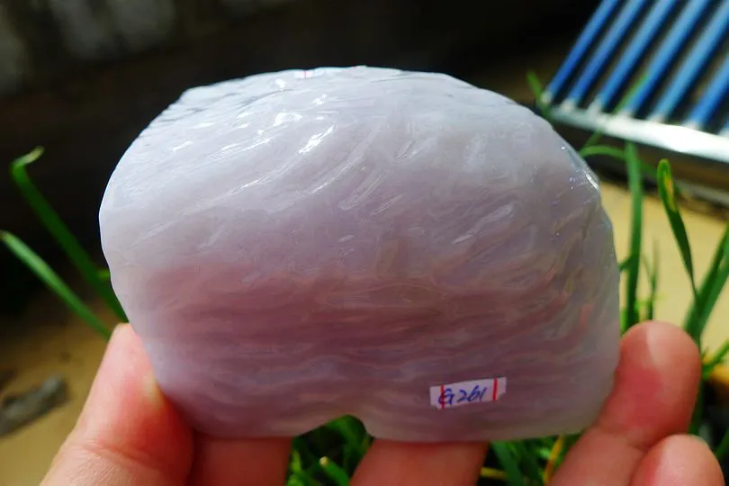 Natural Jade Rough Jadeite Raw (307g,8.4X7.1X4cm)