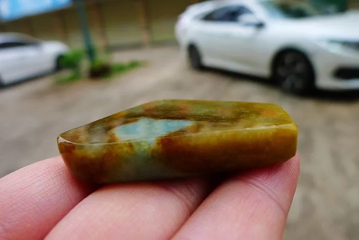 Natural Jade Rough Jadeite Raw (30g,4.8X3.1X0.8cm)