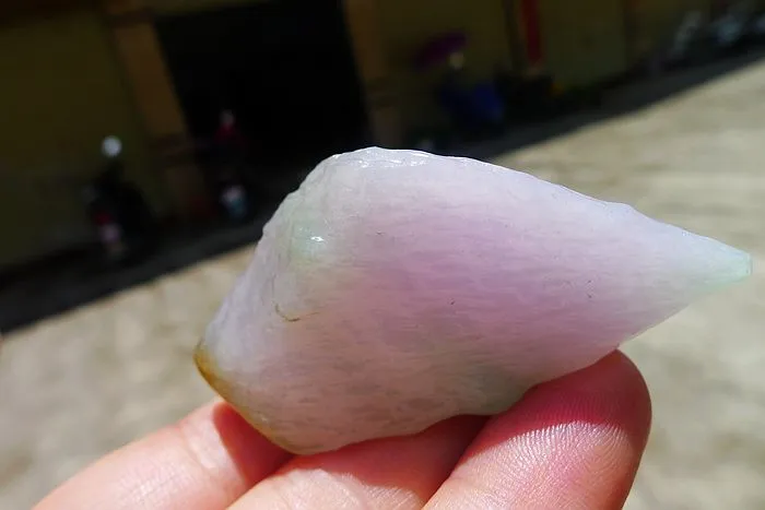 Natural Jade Rough Jadeite Raw (42g,6.1X2.8X1.45cm)