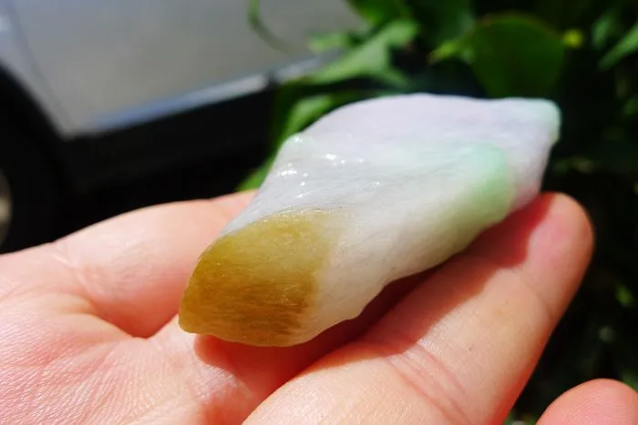 Natural Jade Rough Jadeite Raw (42g,6.1X2.8X1.45cm)