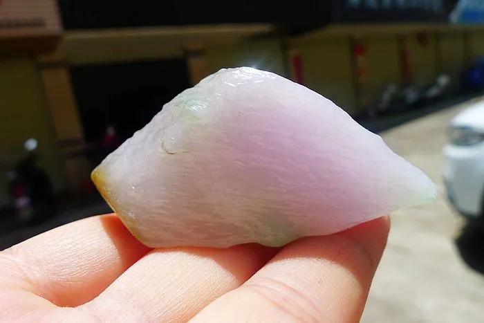 Natural Jade Rough Jadeite Raw (42g,6.1X2.8X1.45cm)