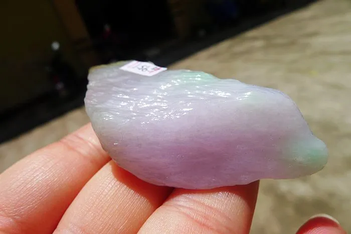 Natural Jade Rough Jadeite Raw (42g,6.1X2.8X1.45cm)