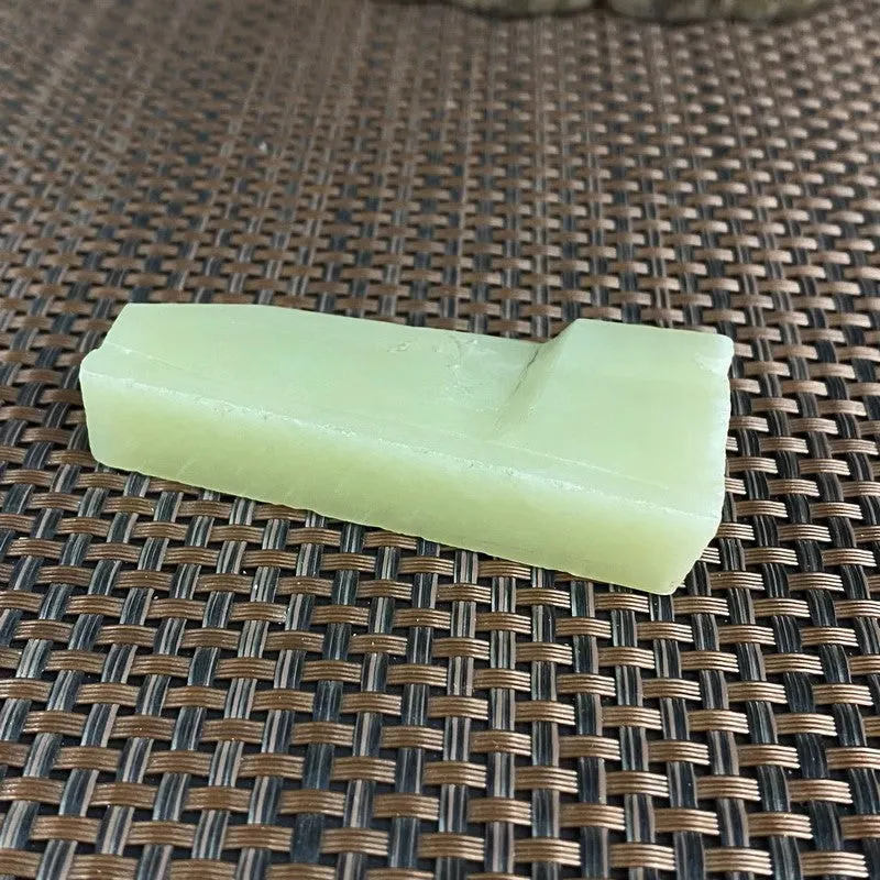 Natural Kunlun Jade Rough Nephrite Raw (77g,6.9X3.1X1.3cm)