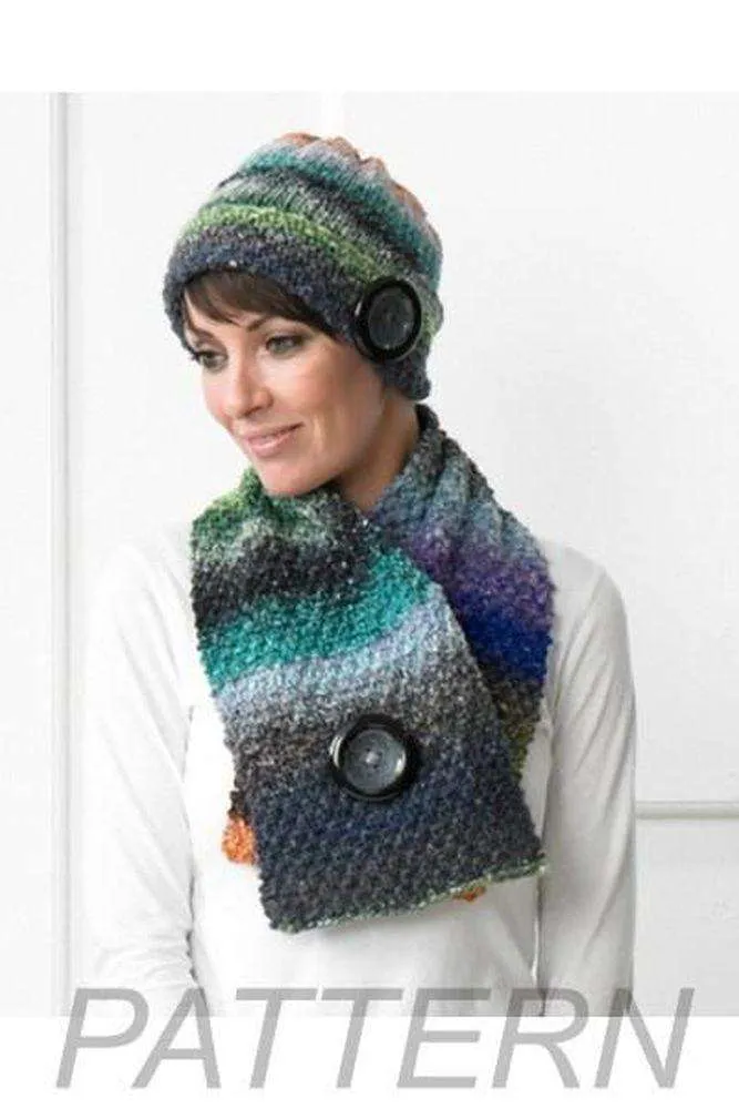 Noro Hat & Neck Scarf PATTERN ONLY