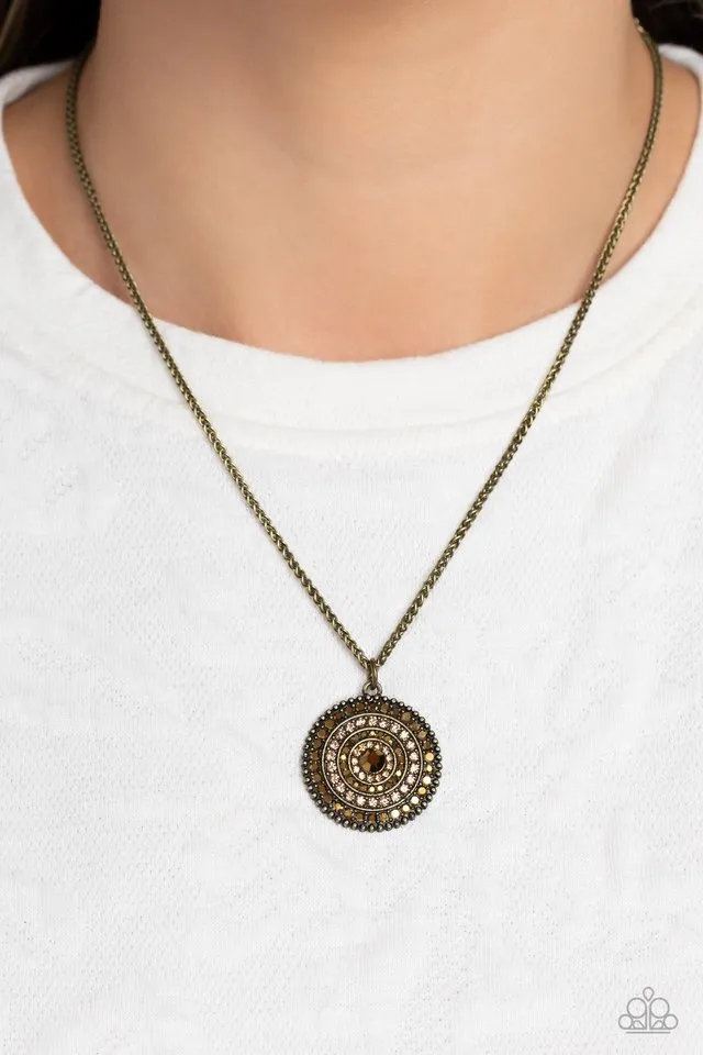 Paparazzi Necklace ~ Mandala Masterpiece - Brass