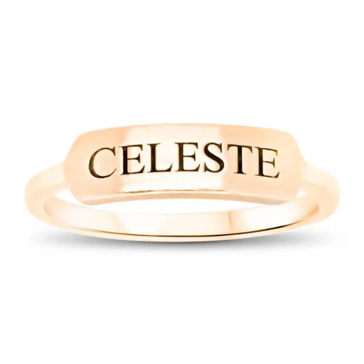 Personalized Name Ring