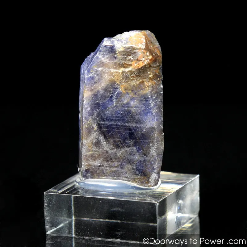 Red Ruby Blue Sapphire Corundum Specimen w / Record Keeper