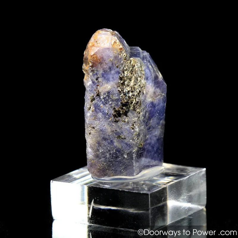 Red Ruby Blue Sapphire Corundum Specimen w / Record Keeper