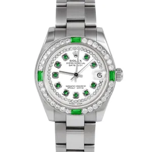 Rolex Datejust 31mm | 178274-WHT-STRE-4EMD-OYS